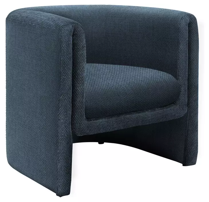 8040 Blue Upholstered Accent Chair
