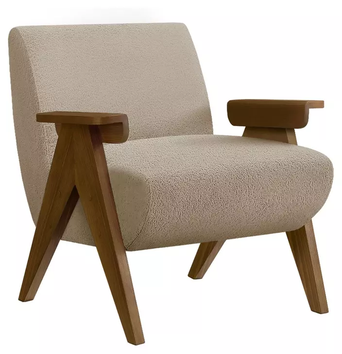 8310 Beige Upholstered Accent Chair