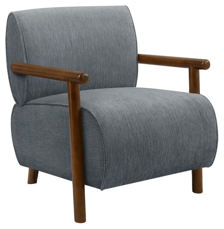 8341 Light Blue Upholstered Accent Chair
