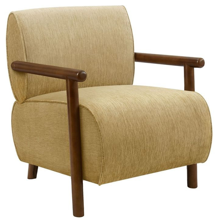 8342 Light Gold Upholstered Accent Chair