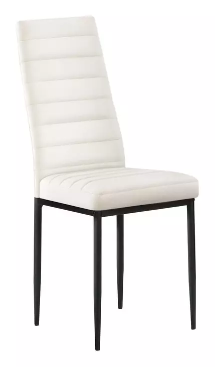 1271 White Upholstered Dining Chair Set of 2