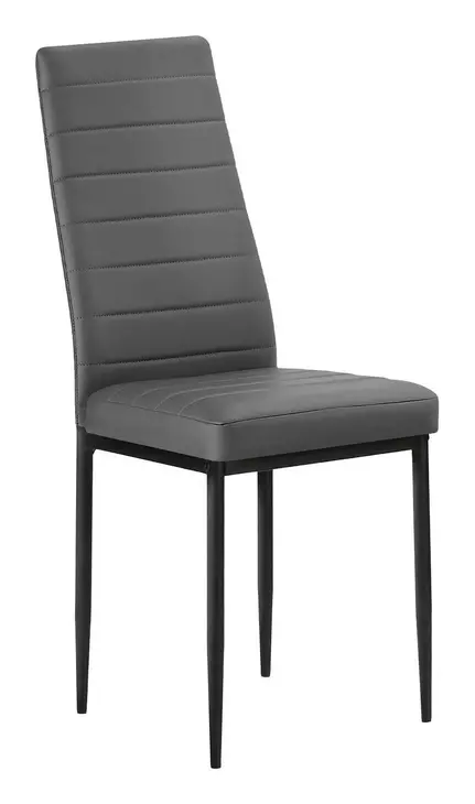 1272 Gray Upholstered Dining Chair Set of 2