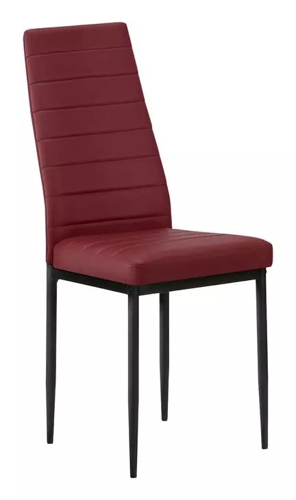 1274 Red Upholstered Dining Chair Set of 2