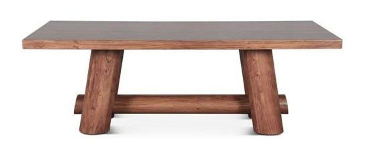 Wildwood Light Vinegar Acacia 94" Rectangular Dining Table