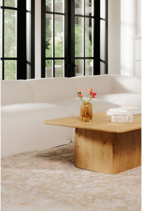 Winston Rustic Oak Rectangular Coffee Table