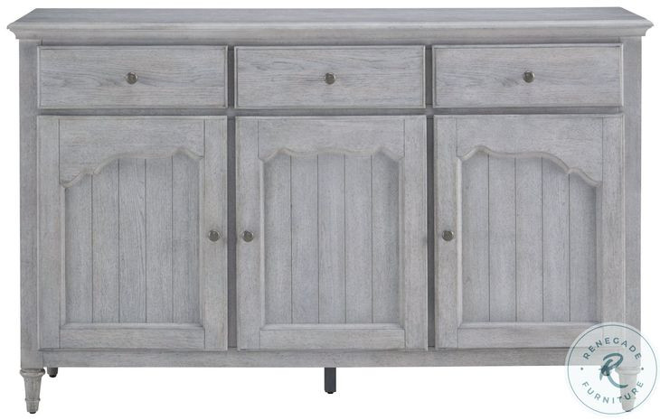 Norellan Light Gray 3 Door Credenza
