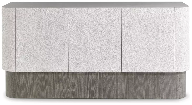 Monolith Ivory 3 Door Buffet with 1 Drawer and 3 Shelves