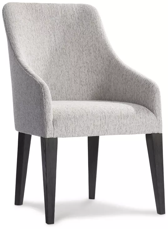 Prado Gray Upholstered Arm Chair Set Of 2