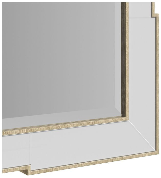 Eave Milk Rectangle Accent Mirror