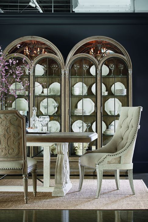 Arch Salvage Mills Brown Upholstered Dining Side Chair Set of 2