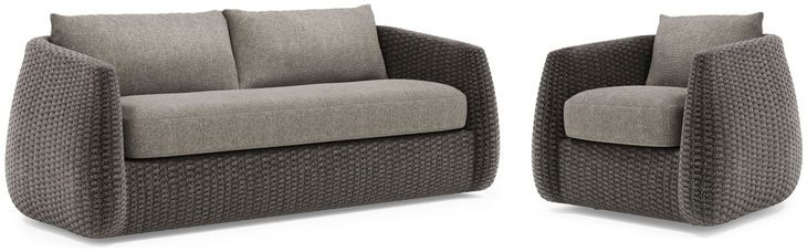 Sarene Gray Outdoor Living Room Set