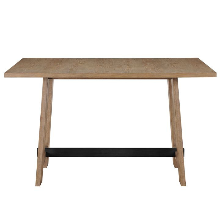 Aubrey Brown 60" Counter Height Table