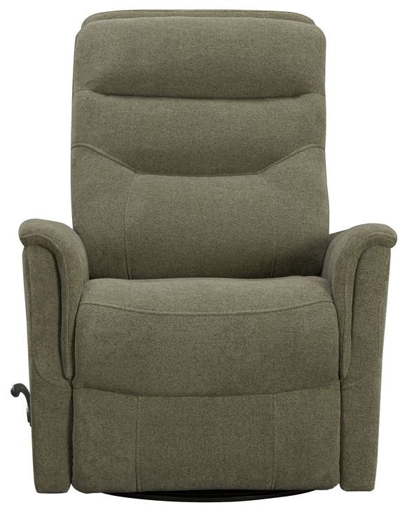 Gemini Snazzy Olive Manual Swivel Glider Recliner