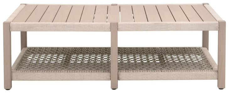 Wrap Beige Outdoor Occasional Table Set
