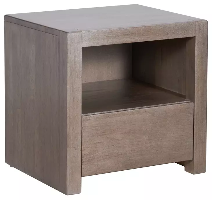 Zest Light Gray Upholstered Wall Panel Bedroom Set