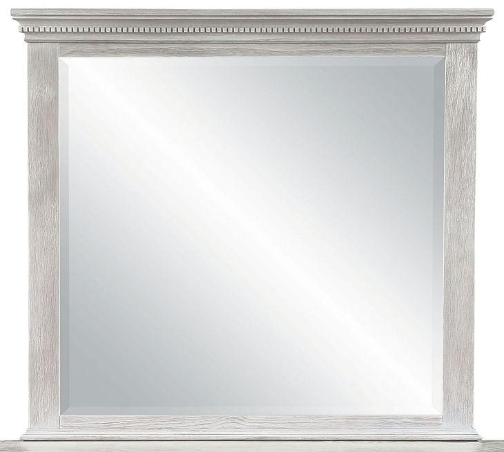 Silver Sands Gray Rectangular Mirror