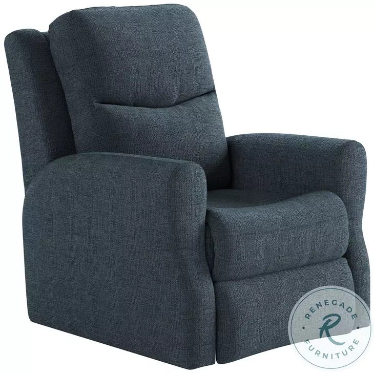 Fame Brady Navy Swivel Rocker Recliner