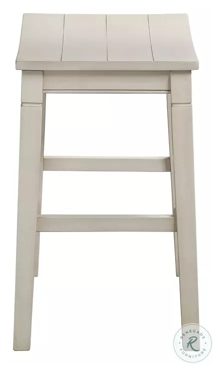 Westlake Weathered Ivory 5 Piece Counter Height Dining Set