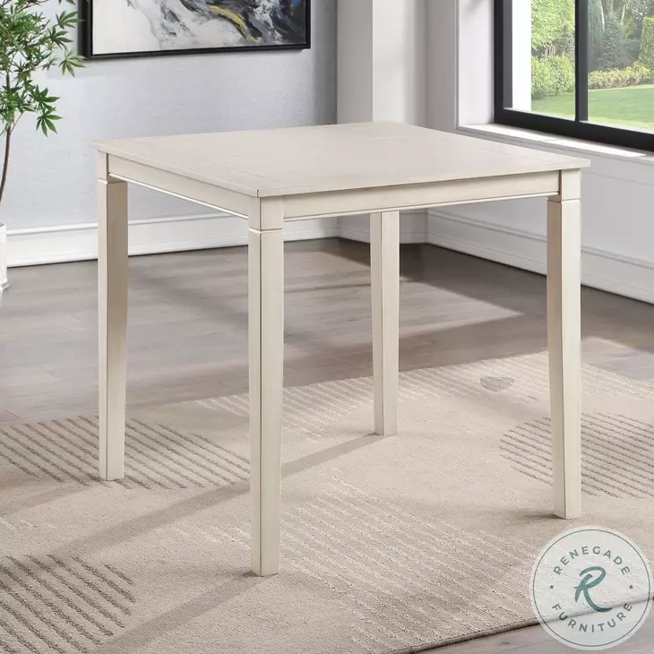 Westlake Weathered Ivory 5 Piece Counter Height Dining Set
