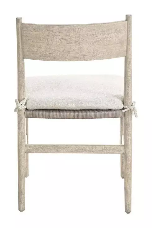 Dwell Beige and River Rock Upholstered Wood Back Side Chair Set of 2