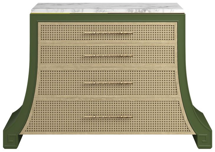 Eave Darkened Sage 4 Drawer Accent Chest