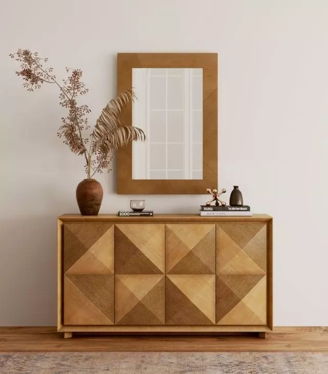 Loft Brown 4 Door Buffet
