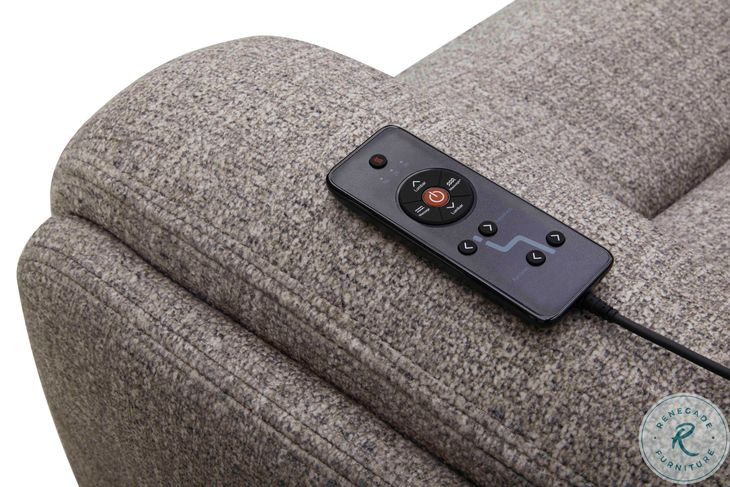 Perriton Frappe Zero Gravity Power Reclining Sofa With Heat And Massage