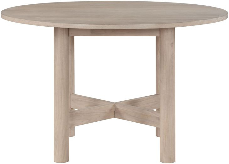 Gabby Light Brown 48" Round Dining Table