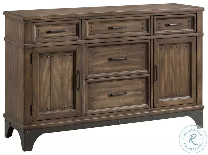 Whiskey River Gun Powder Gray Sideboard