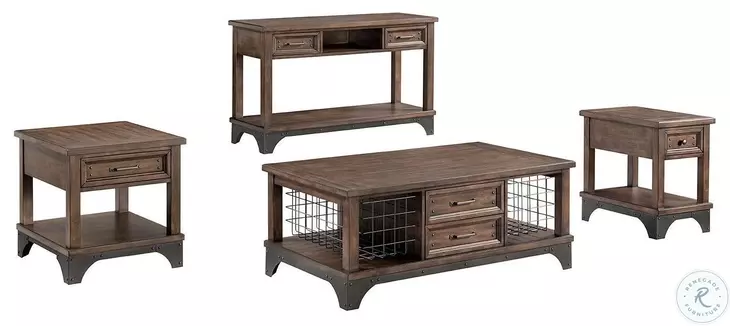 Whiskey River Gun Powder Gray Coffee Table