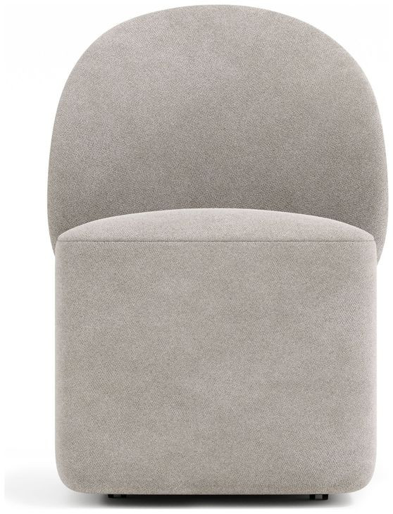 Monolith Beige Performance Fabric Side Chair