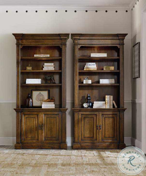 Archivist Dark Wood Bookcase from Hooker Coleman Furniture