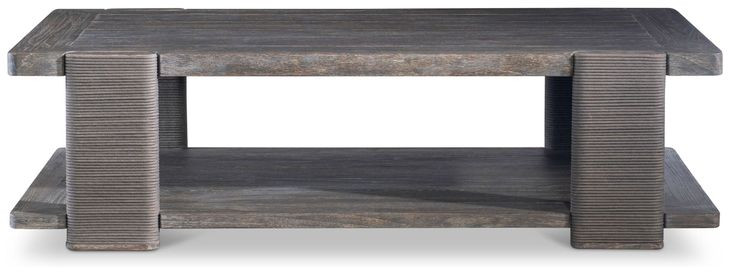 Andros Smoked Truffle and Oxford Brown Outdoor Rectangular Occassional Table Set