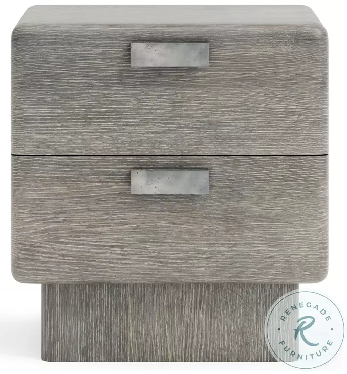 Monolith Puma 2 Drawer Nightstand with USB Charging