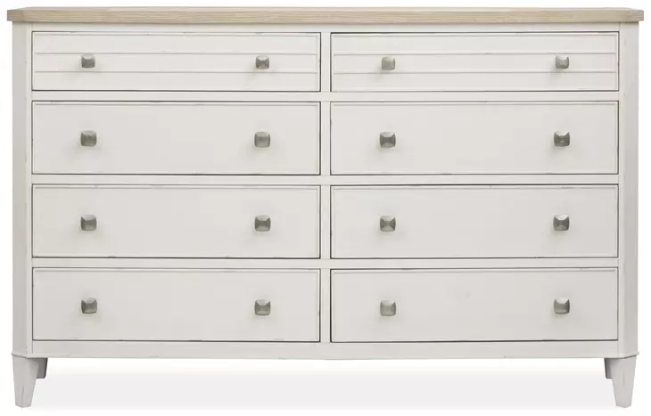 Whisperbay Sea Pearl and Driftwood 8 Drawer Dresser