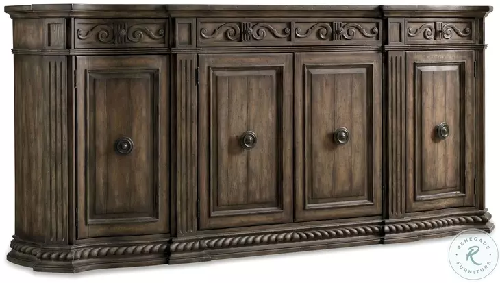 Rhapsody Rustic Walnut 96'' Credenza