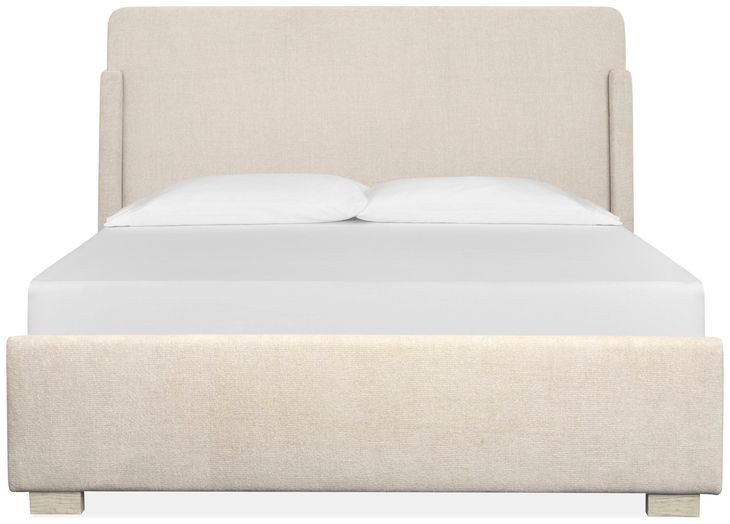 Moonwater Misty Cloud California King Upholstered Sleigh Bed