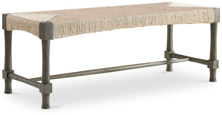 Palma Light And Rustic Grey Bench