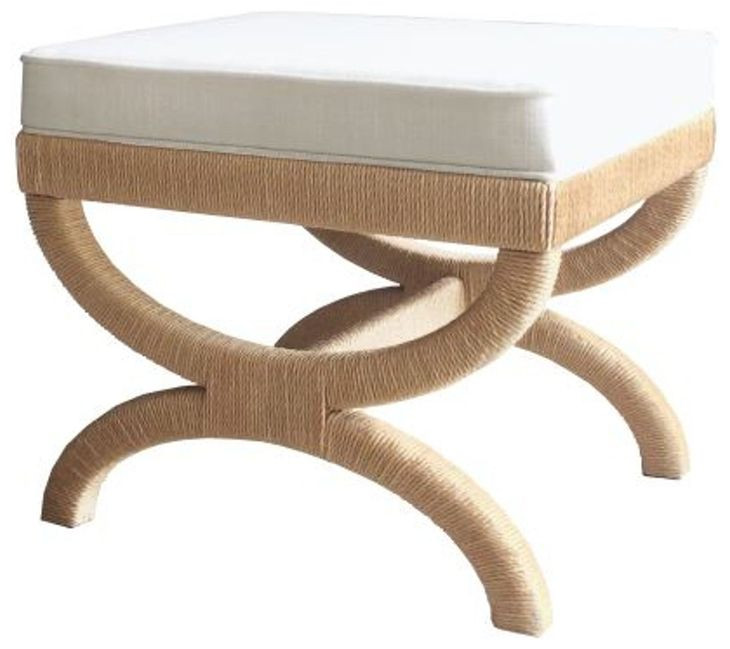 Xanadu White Performance Fabric Stool