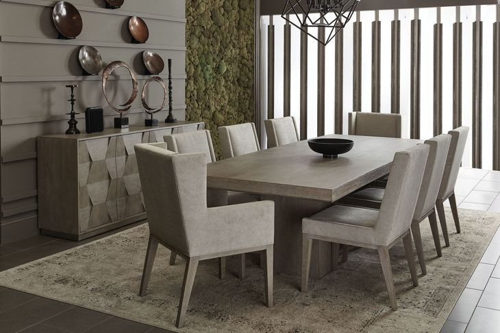 Linea Cerused Greige 74" Buffet