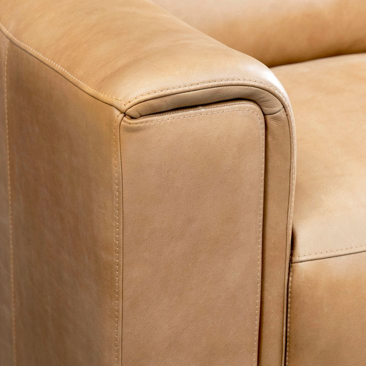 Billings Brown 6 Piece Leather Power Motion Sectional