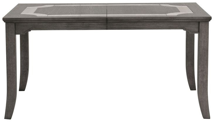 Lisbon Gray Extendable Rectangular Dining Room Set