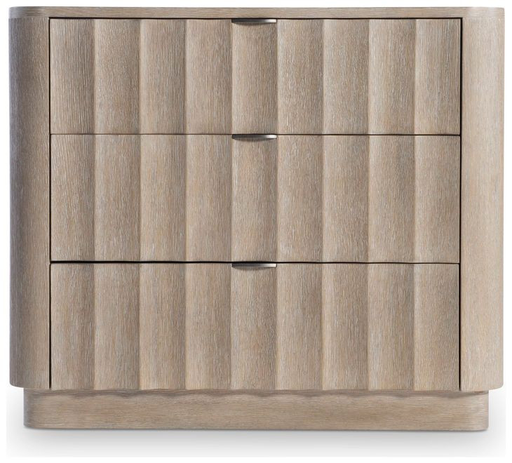 Loggia Aria 3 Drawer 33" Nightstand with USB Charging