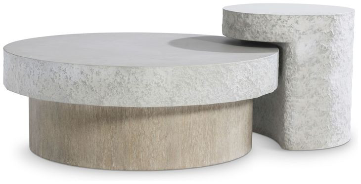 Pincio Gray Flyover Design Round Side Table