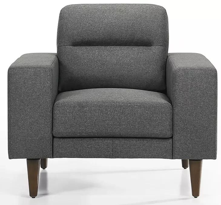 Vale Gray Upholstered Accent Chair
