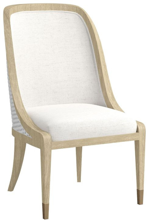 Eave Sundrenched Oak and White Hostess Dining Chair