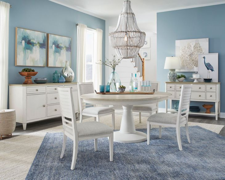 Echo Isles Gray Upholstered Side Chair Set of 2