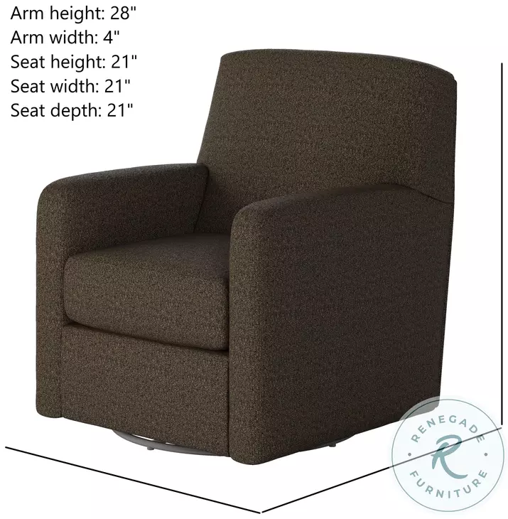 Flash Dance Journey Toffee Swivel Glider