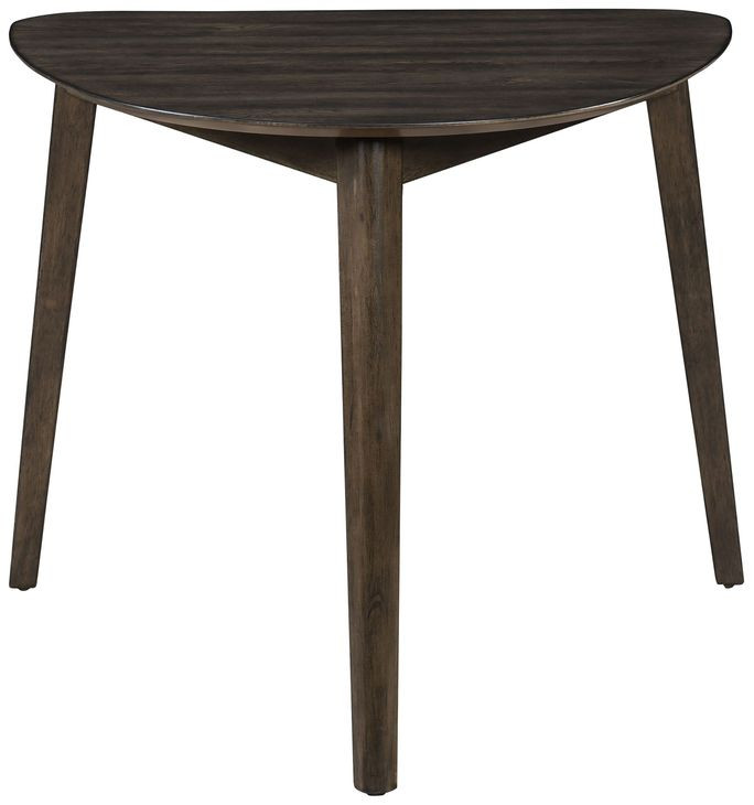 Rex Walnut 35" Guitar Pick Corner Dining Table