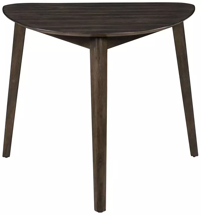 Rex Walnut 35" Guitar Pick Corner Dining Table